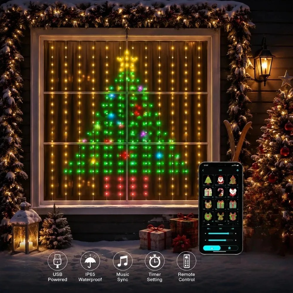 Świąteczne lampki LED w formie – Lighting Decoration Ideas recenzja i cena