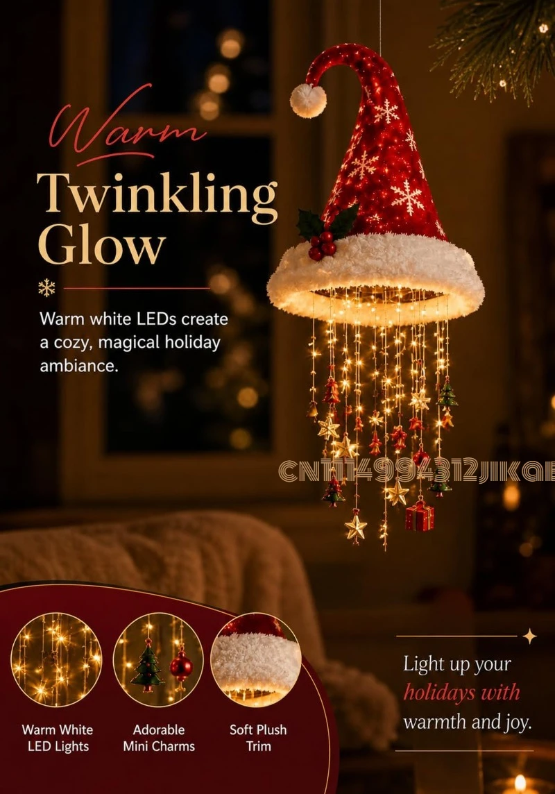 Świecący żyrandol w kształcie  – Lighting Christmas Decor recenzja i cena