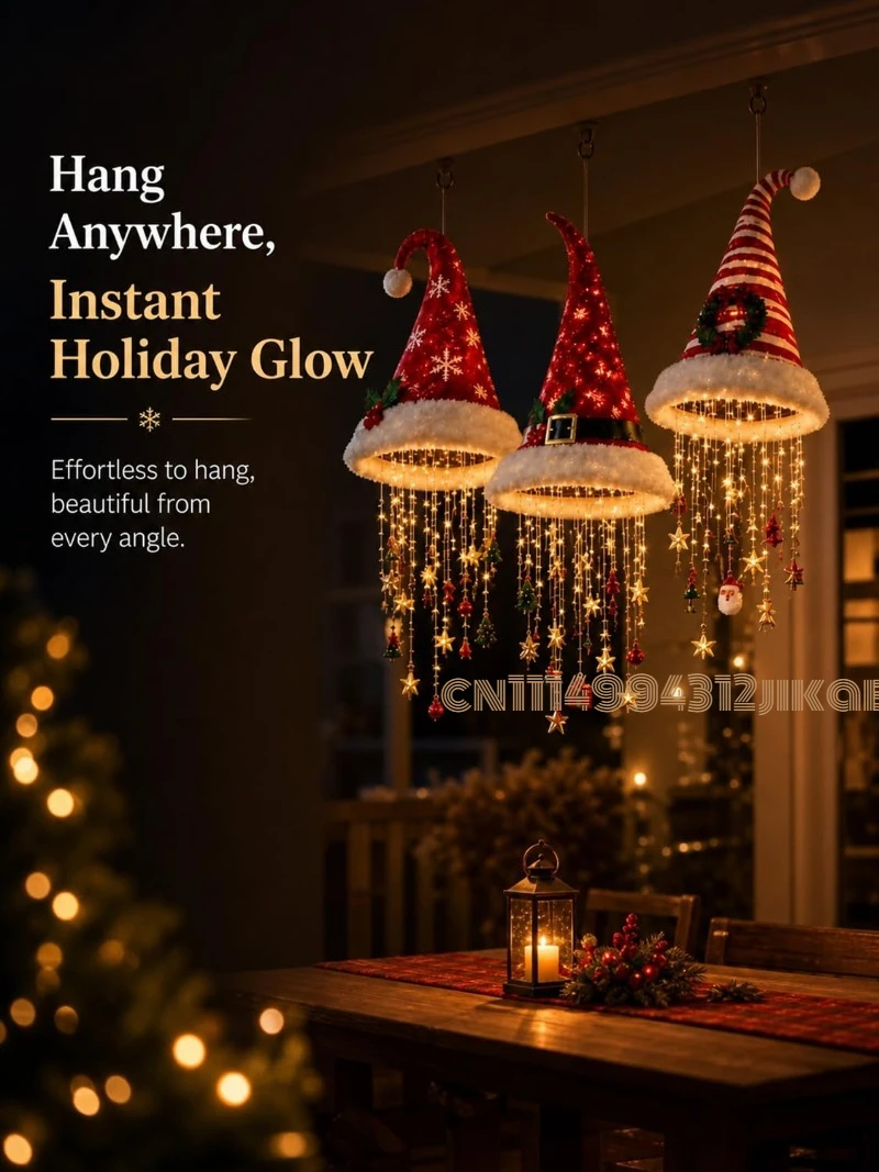 Świecący żyrandol w kształcie  – Lighting Christmas Decor recenzja i cena