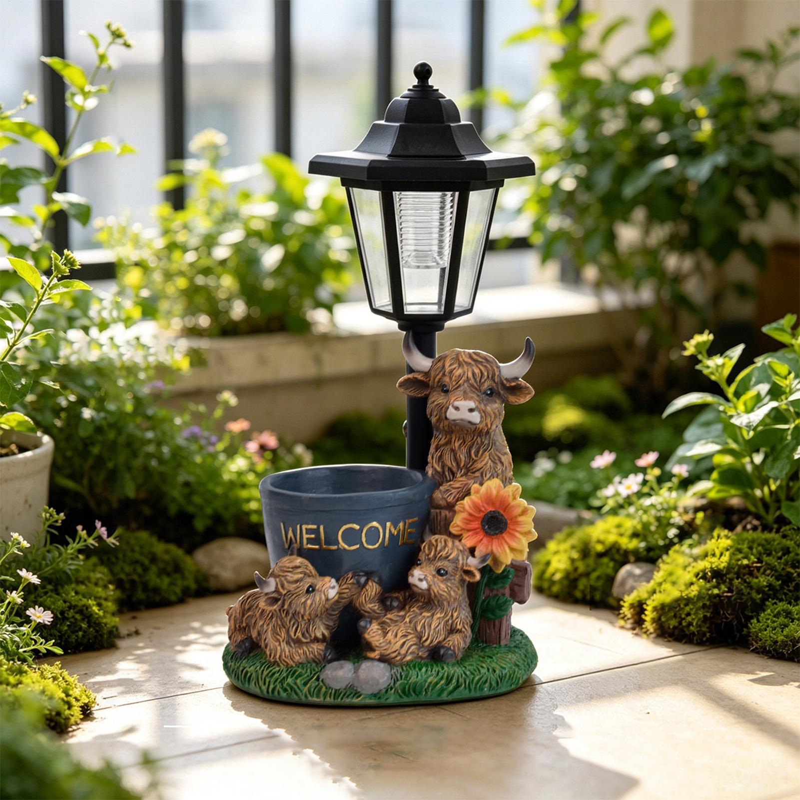 Dekoracyjna figurka krowy z ży – Up Lighting Decor recenzja i cena